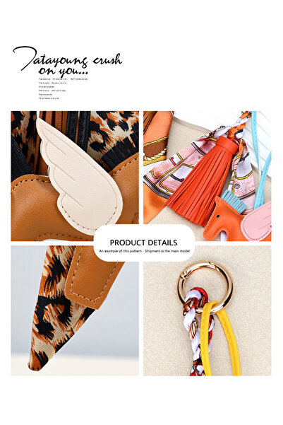 Youtrico Handmade,Rope Bag Charms for Handbag,Purse Hanging Ornament Backpack Charm