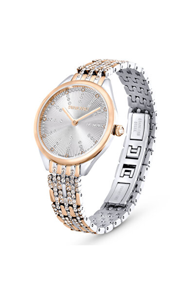 Swarovski 5649987 Wrist Watch Attract:pave Rog/white/sts