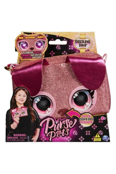 Purse Pets Geantă interactivă Rainbow Lights Dazzling Diva