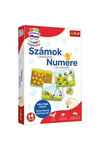 JollyMag Vzdělávací hra Učte se čísla Malý průzkumník