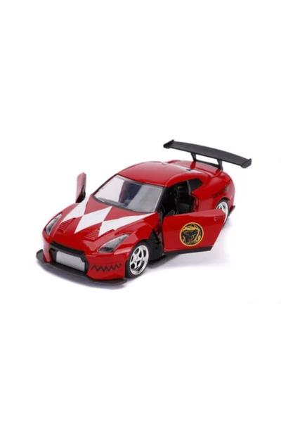 JollyMag Metal Car Power Rangers 2009 Nissan GT-R R35 Scale 1:32