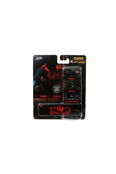 JollyMag JADA SET 3 VEHICULE NANO BATMAN 4 CM