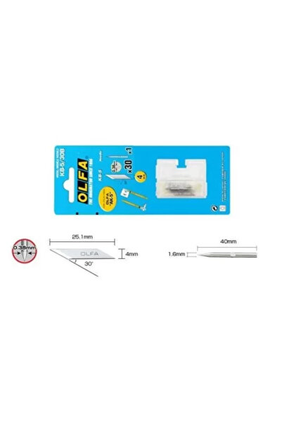 Olfa Lame cutter pentru decoratii, AK-5, 4 mm, 30 buc,