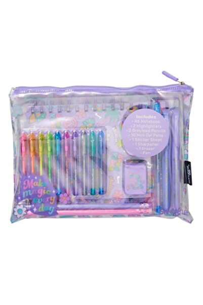 SMIGGLE All Stars A5 Essentials Stationery Gift Set with Pen Lilac 482271