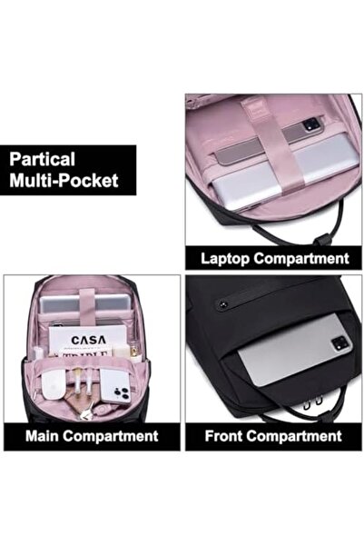 Chantria حقيبة ظهر كاجوال للنساء أنيقة 13 لترًا، حقيبة ظهر صغيرة تناسب الكمبيوتر المحمول مقاس 14 بوصة، حقيبة ظهر يومية صغيرة