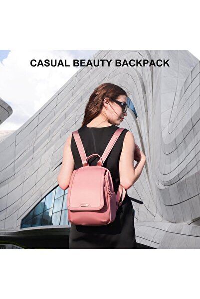 Chantria Small Backpack for Women 7L Magnetic Flap Multi-pocket Ladies Backpack