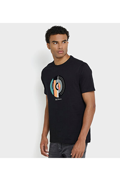 Ben Sherman Men's Black Crew Neck Tee