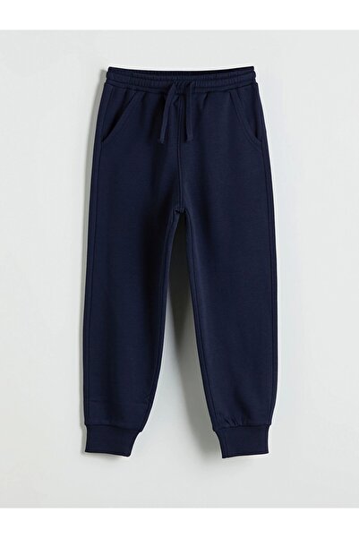 LC Waikiki LCW Kids Lacivert Beli Lastikli Erkek Çocuk Kalın Jogger Eşofman Altı