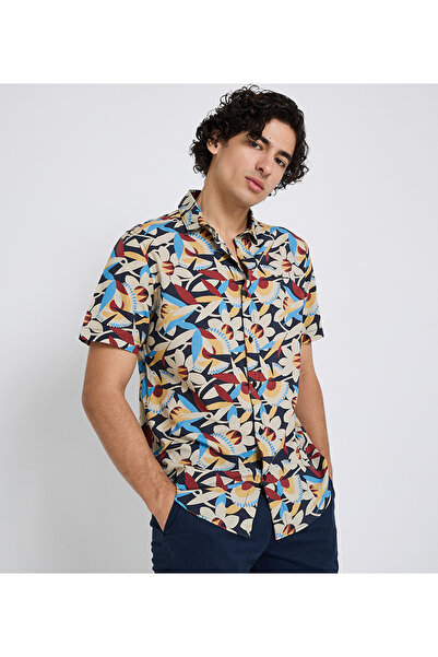 Ben Sherman قميص رجالي كاجوال متعدد الألوان