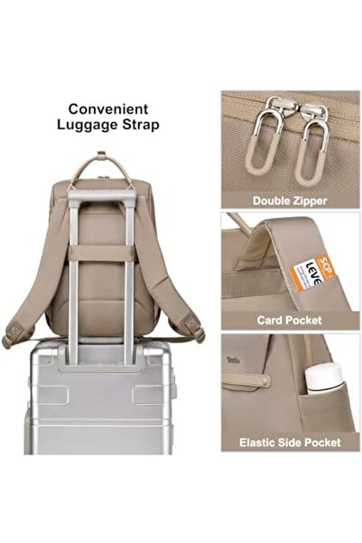 Chantria Casual Backpack for Women Stylish 13L Small Backpack fit 14 inch Laptop Compact Daypack Pol