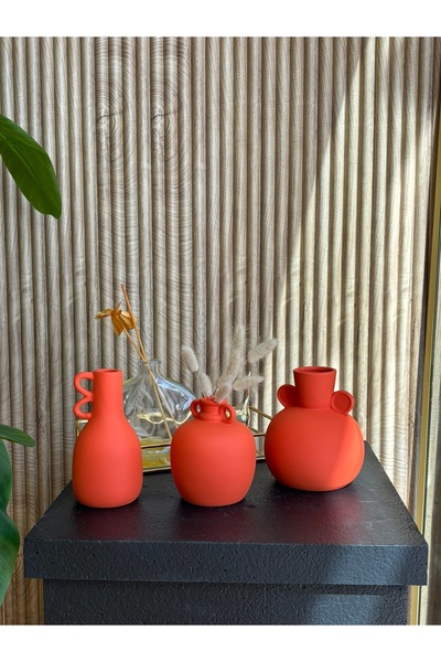 AstreHome Стихове в глина Серия 3 ли Стъклена ваза