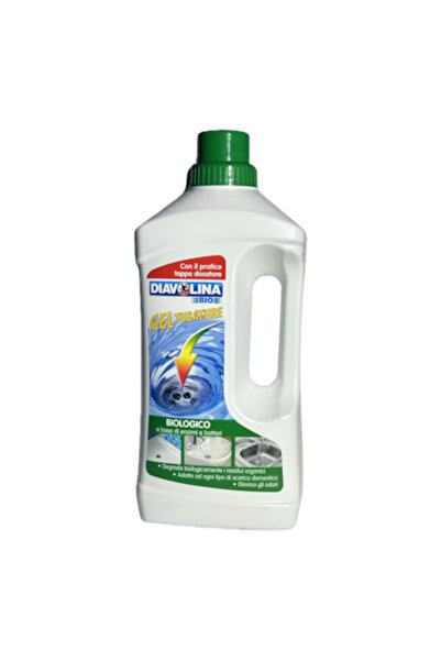 DIAVOLINA Tubature, Pipe Unclogging Solution, 1L, Biological Product