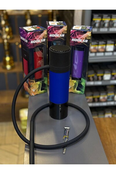 DR KARAM HOOKAH Mavi Nargile takımı her yerde taşınabılırsınız arabada,evde v...