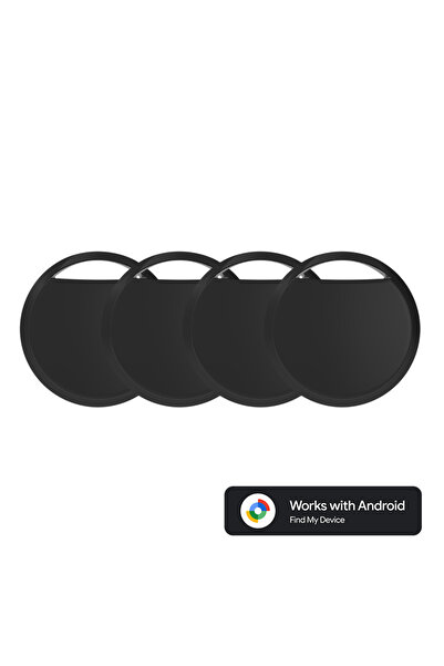 Choice4 4pcs-black 1/2/ 4pcs Bluetooth GPS Tracker Work With Android Google F...