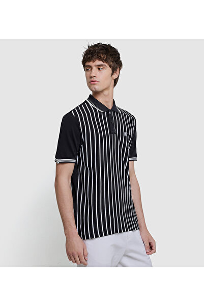 Ben Sherman Men's Black Pique Polo