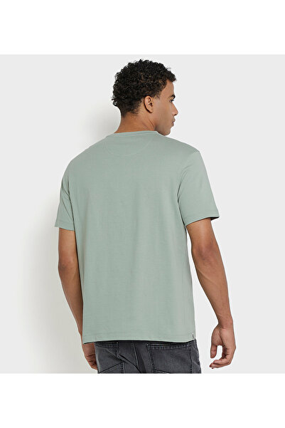 Ben Sherman Men's Green Crew Neck Tee