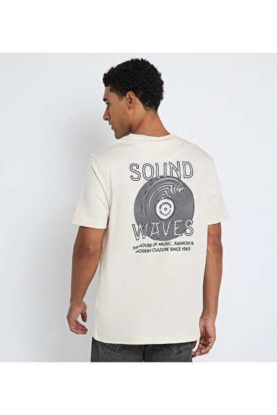 Ben Sherman Men's White Crew Neck Tee