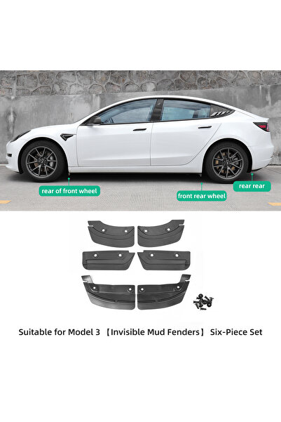 Choice1 M3-EX92-M3-EX92RW LUCKEASY For Tesla Model Y 2020-2024 Rear Wheel Mud...