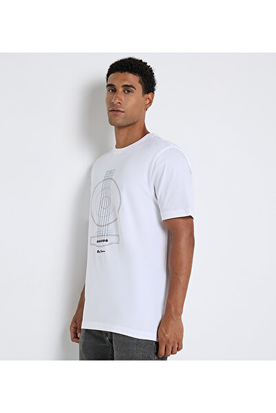 Ben Sherman Men's White Crew Neck Tee