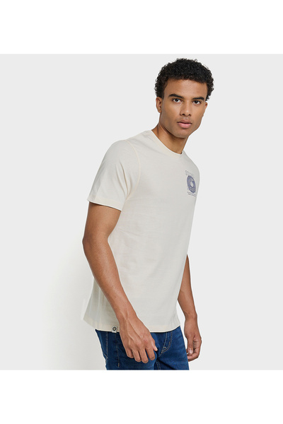 Ben Sherman Men's White Crew Neck Tee