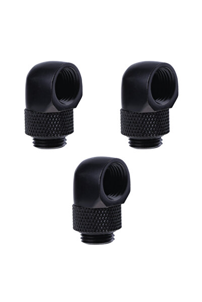 Choice3 3 قطع سوداء، موصل يحافظ على البرودة مائي للكمبيوتر الشخصي، G1/4 داخلي...