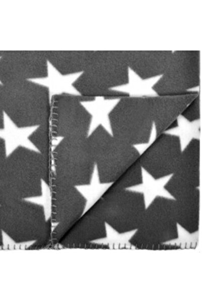 OEM Soft fleece blanket, size 200 x 150 cm, Grey with stars