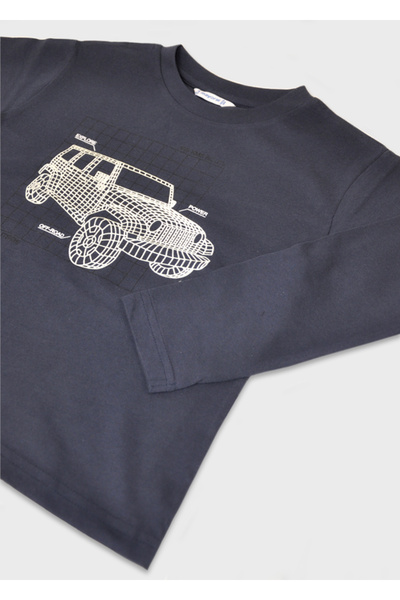 MAYORAL Момчешка блуза с дълъг ръкав и принт 4088