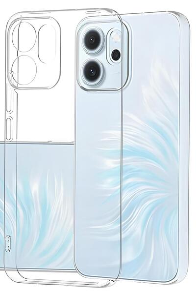 Nezih Case Oppo Reno 14F Compatible Soft Flexible 3D Super Clear Silicone Case