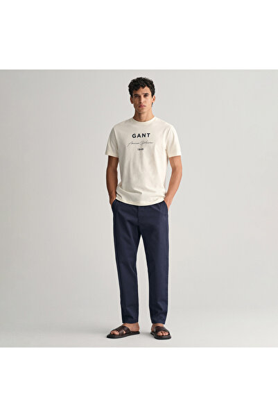 Gant Erkek Lacivert Regular Fit Chino Pantolon
