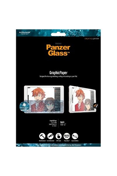 Panzer Glass واقي شاشة iPad مضاد للبكتيريا من GraphicPaper
