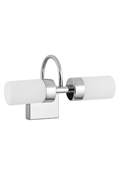 Rabalux Rabalux LED bathroom wall light, chrome structure, two glass diffusers, 2 x 4W, 2 x 371 lm