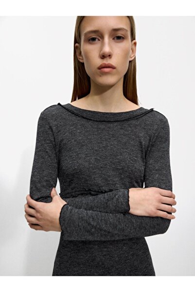 PARFOIS Uzun Kollu Elbise