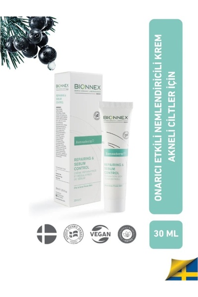 Bionnex Rensaderm - Yağlı Ve Akneye Eğilimli Ciltler İçin Sebum Kontrol Kremi, 30 ml