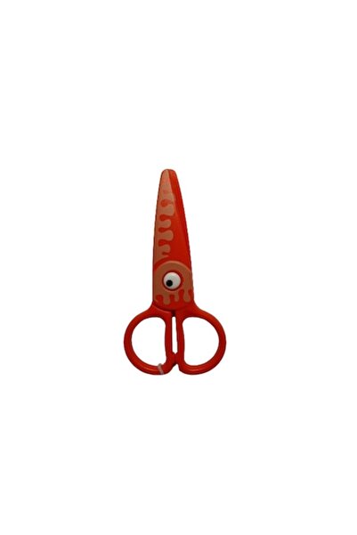 Strigo Strigo plastic animal scissors, red