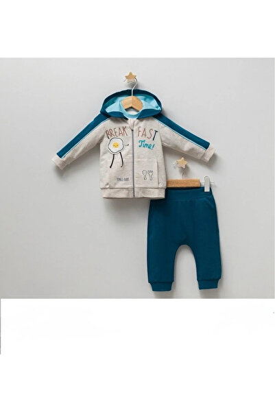 QUEEN KİDS طقم كوين كيدز بيبي بوي 4324 باللون الأزرق