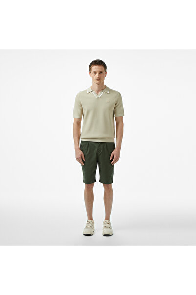Lacoste Erkek Tapered Fit Haki Bermuda Şort