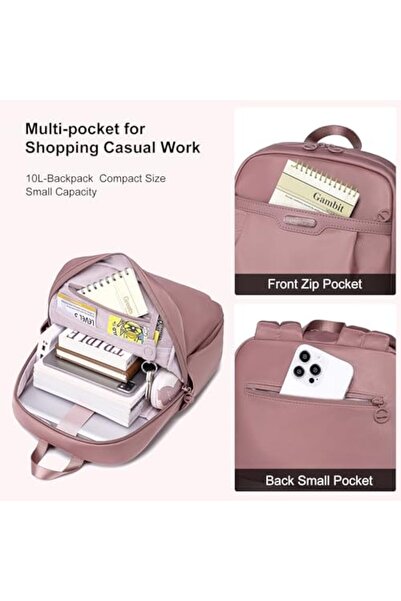 Chantria Small Backpack for Women 10L 13" Laptop Bag for Ladies Compact Backpack Water-resistant & P