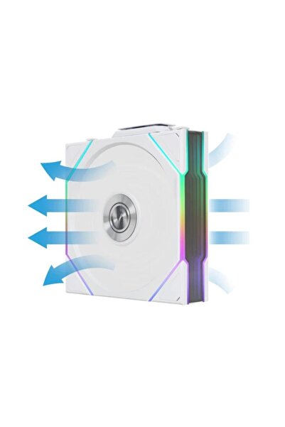 Genel Markalar UNI FAN TL WIRELESS 3x120mm Beyaz Kasa Fanı