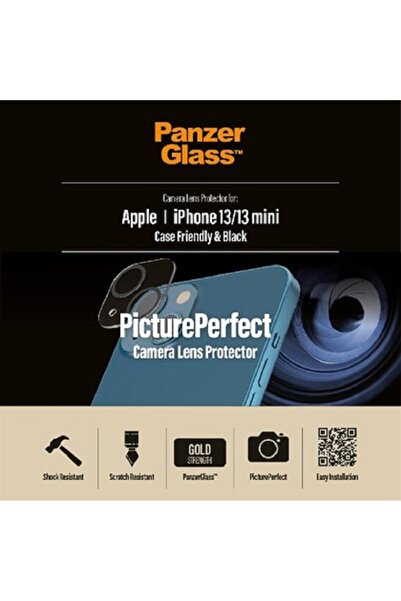 Panzer Glass واقي عدسة الكاميرا (إطار كامل) ملحق كاميرا الهاتف الذكي
