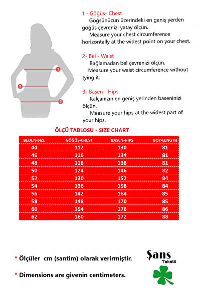 Şans Women's Plus Size Colorful, Chain Patterned, A-Line Three-Quarter Sleeve Tunic 65N39112