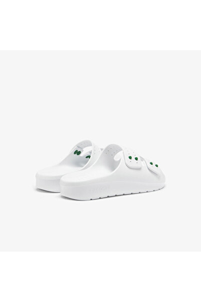 Lacoste Serve Strap Kadın Beyaz Terlik