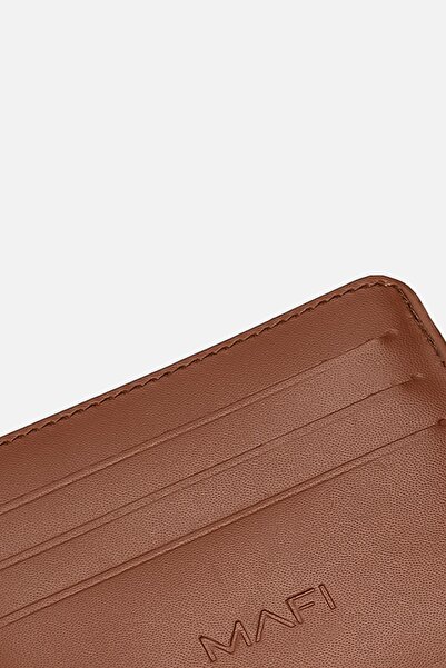 MAFİ Terra Handmade Hand Painted Genuine Leather Card Holder – 6 Card Slots, Timeless Design