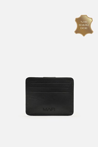MAFİ Enduro Folding Genuine Leather Strap Card Holder – Id & Driver's License Compartment