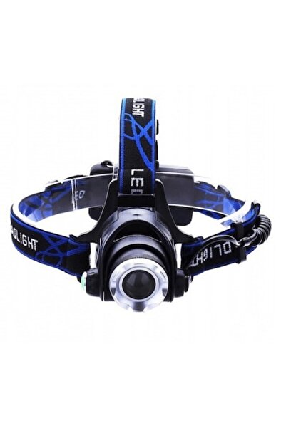 Entac Lanterna de cap Entac, 10W, 830 lumeni, 500 metri distanta, 2 baterii r...