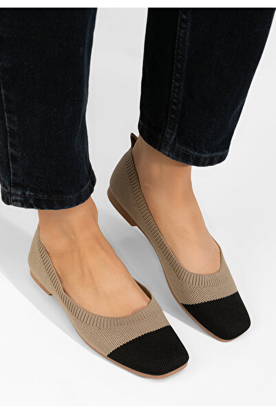 B T Shoes Γυναικείες μπαλαρίνες Leslee χακι