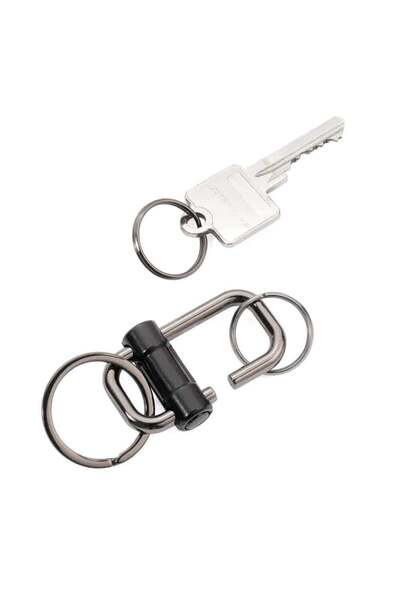 Troika 2-Way Key Keychain, Black