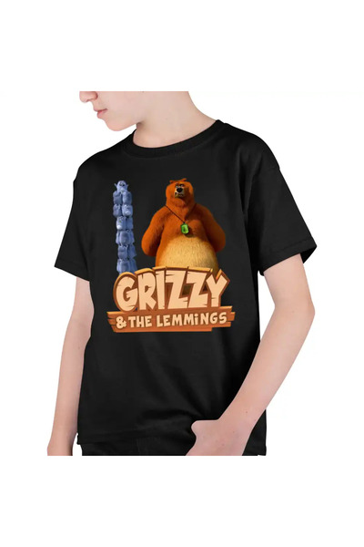 OEM Tricou Copii Baieti Ursu Grizzy si lemingii
