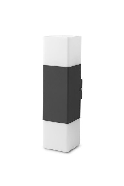 Hepol Hepol outdoor wall lamp, stainless steel structure, plastic diffuser, 2 sources with du...