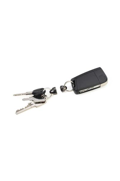 Troika Plus & Minus Keychain, Gunmetal