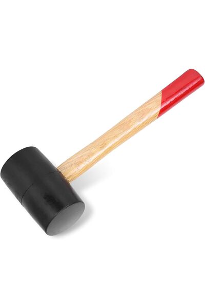 Duravel مطرقة مطاطية بمقبض خشبي 16 أونصة